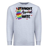 Heather Grey gay pride Premium Sweatshirt - MaliasSmallBusiness