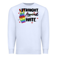 White gay pride Premium Sweatshirt - MaliasSmallBusiness