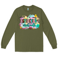 Army Green instructional assistant's Long Sleeve Tee - AdoDesignShop