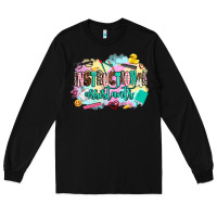Black instructional assistant's Long Sleeve Tee - AdoDesignShop
