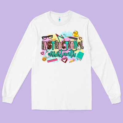 Instructional Assistant's Long Sleeve Tee Designed By Adodesignshop