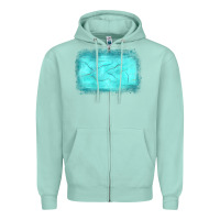 Seafoam gemstone background Zipper Hoodie - JahusDesignShop