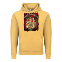 Vintage Mustard Happy Horrordays Vintage Hoodie - RanaPortraitStore