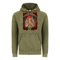 Vintage Olive Happy Horrordays Vintage Hoodie - RanaPortraitStore