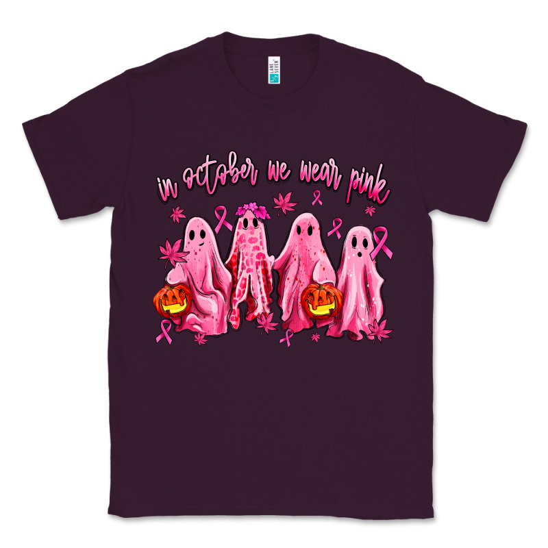 In October We Wear Pink Ghosts Classic Tee by AdoDesignShop | Teevron