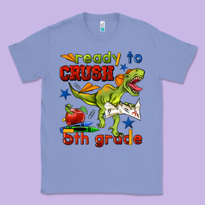 Ready To Crush 5th Grade Classic Tee Designed By Bundleandbundleshop