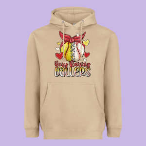 Busy Raising Ballers Heavyweight Hoodie Designed By Maliassmallbusiness