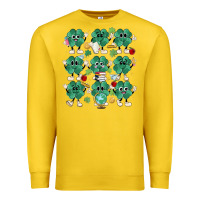 Lemon teacher st patrick day clovers Premium Sweatshirt - MaliasSmallBusiness