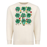 Teacher St Patrick Day Clovers Premium Sweatshirt | Teevron
