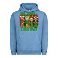 Pigment Pebble Blue Have Yourself a Very Golden Christmas Urban Hoodie - Bettercallsaul