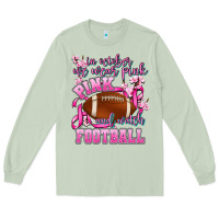 Matcha in october we wear pink and watch football Long Sleeve Tee - AdoDesignShop