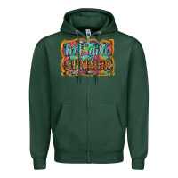 Sports Green hot girl summer Zipper Hoodie - Artiststas