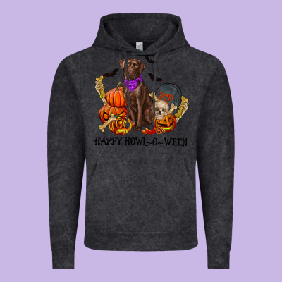 Vintage Hoodie Happy howl o ween