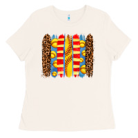 Bone softball  brushstrokes Ladies Tee - AdoDesignShop