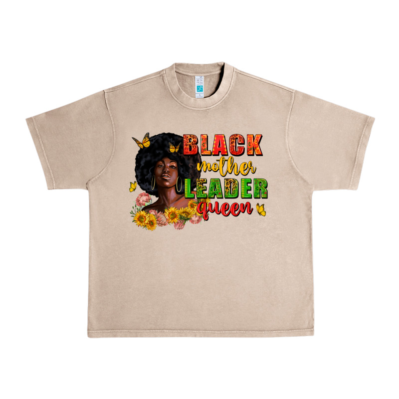Black Mother Leader Queen Juneteenth Urban Heavy Tee by Zillion Design Studio | Teevron