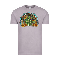 Vintage Zinc western rainbow with cactus Vintage Tee - RanaPortraitStore