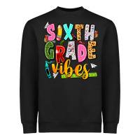 Black sixth grade vibes Heavyweight Sweatshirt - texasbilliewilder