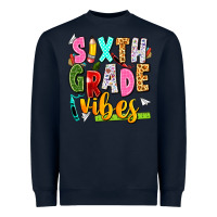 Navy sixth grade vibes Heavyweight Sweatshirt - texasbilliewilder