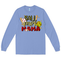 Colony Blue ballpark mama Long Sleeve Tee - JahusDesignShop