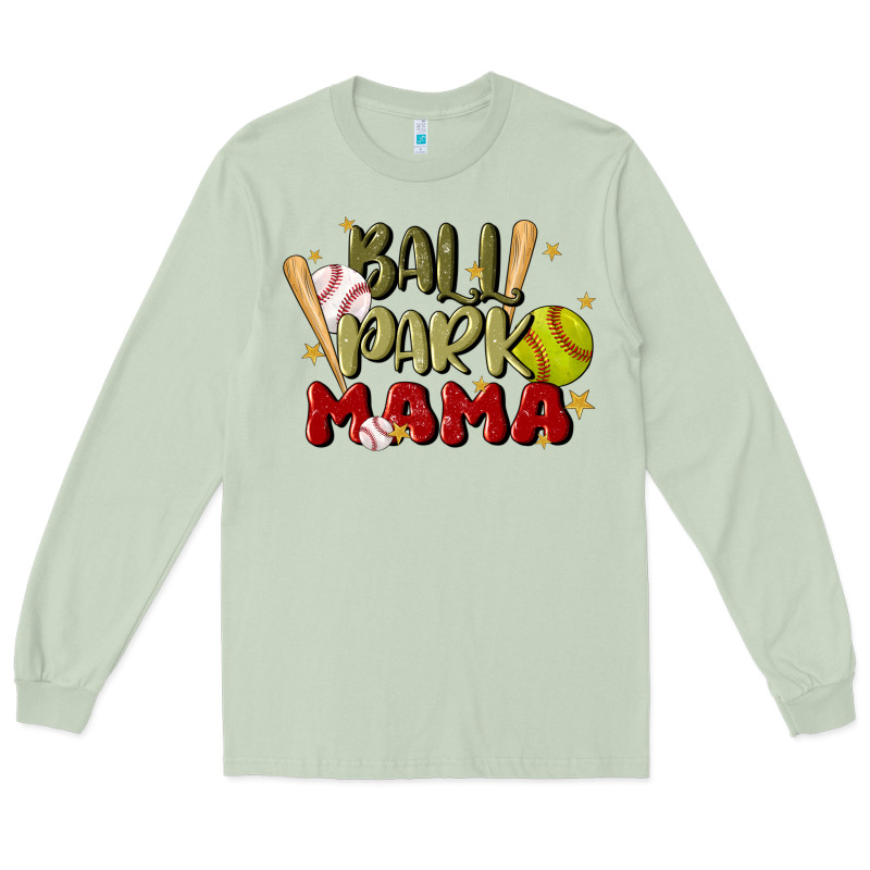 Ballpark Mama Long Sleeve Tee by JahusDesignShop | Teevron