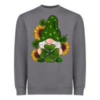 Storm st patricks day shamrock gnomes  sunflowers Heavyweight Sweatshirt - RanaPortraitStore