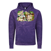 Cloud Purple sheep coffee cups Vintage Hoodie - Zillion Design Studio
