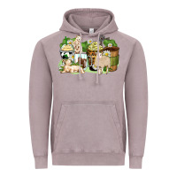 Vintage Zinc sheep coffee cups Vintage Hoodie - Zillion Design Studio