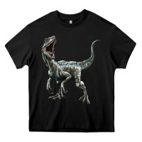 Black Velociraptor Heavy Core Tee - LillyAllenDesigns