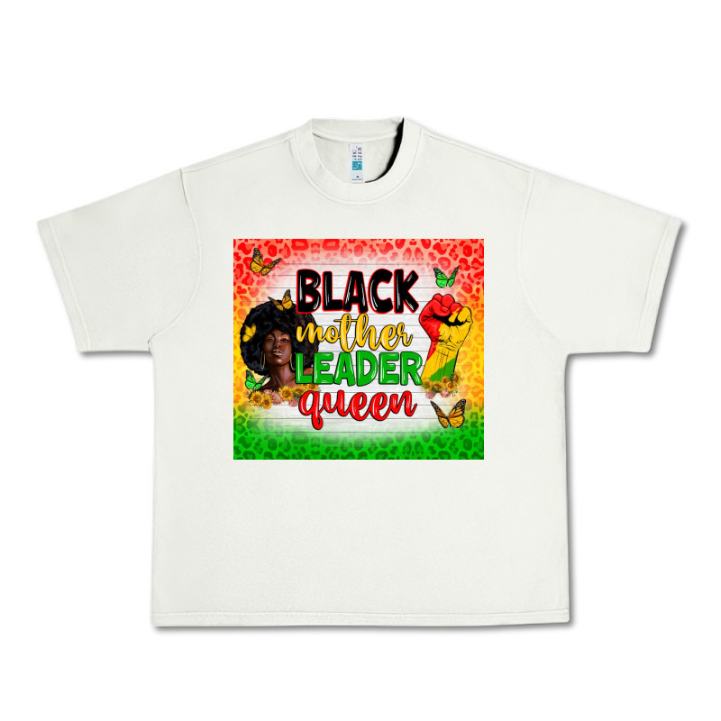 Black Mother Leader Urban Heavy Tee by Zillion Design Studio | Teevron
