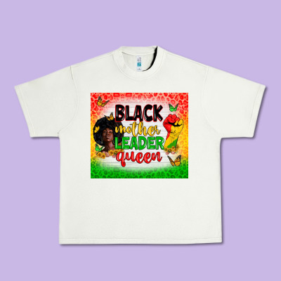 Black Mother Leader Urban Heavy Tee Designed By Zillion Design Studio