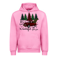 Fuchsia Pink It s The Most Wonderful Time Of The Year Urban Hoodie - Bettercallsaul