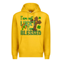 Lemon I Am Not Lucky I Am Blessed St. Patricks Premium Hoodie - BundleAndBundleShop