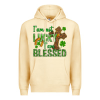 Pina Colada I Am Not Lucky I Am Blessed St. Patricks Premium Hoodie - BundleAndBundleShop