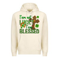 Tofu I Am Not Lucky I Am Blessed St. Patricks Premium Hoodie - BundleAndBundleShop