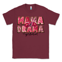 Burgundy mama of drama girl mom Classic Tee - JahusDesignShop