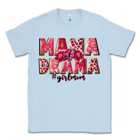 Dusty Blue mama of drama girl mom Classic Tee - JahusDesignShop