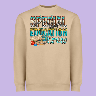 Special Education Crew Heavyweight Sweatshirt Designed By Texasbilliewilder