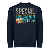 Navy special education crew Heavyweight Sweatshirt - texasbilliewilder