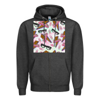 Charcoal Heather teacher thunderbolt and glasses Zipper Hoodie - BundleAndBundleShop