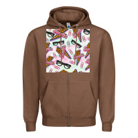 Chestnut teacher thunderbolt and glasses Zipper Hoodie - BundleAndBundleShop