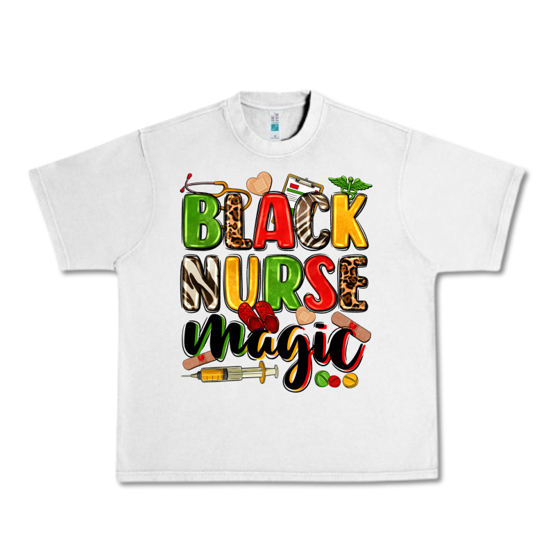 Black Nurse Magic Juneteenth Urban Heavy Tee by Zillion Design Studio | Teevron