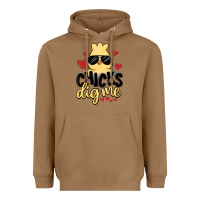 Toasted Coconut chicks dig me Heavyweight Hoodie - MaliasSmallBusiness