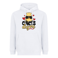 White chicks dig me Heavyweight Hoodie - MaliasSmallBusiness
