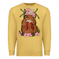 Antique Gold chicken Premium Sweatshirt - MaliasSmallBusiness