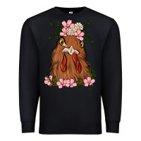 Black chicken Premium Sweatshirt - MaliasSmallBusiness