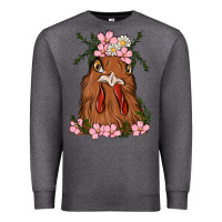 Charcoal Heather chicken Premium Sweatshirt - MaliasSmallBusiness