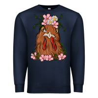 Navy chicken Premium Sweatshirt - MaliasSmallBusiness