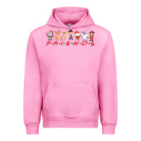 Fuchsia Pink Friends Urban Hoodie - Bettercallsaul