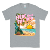 Heather Grey here comes the sun Classic Tee - JahusDesignShop