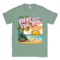 Sage here comes the sun Classic Tee - JahusDesignShop